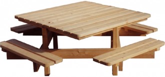 Table pique nique en bois - Devis sur Techni-Contact.com - 1