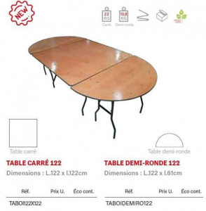 Table pliante bois polyvalente - Devis sur Techni-Contact.com - 5
