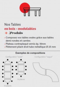 Table pliante bois polyvalente - Devis sur Techni-Contact.com - 6