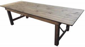Table rustique pliante en bois - Devis sur Techni-Contact.com - 1