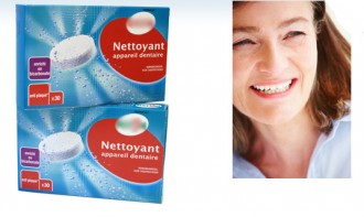 Tablette pour nettoyage appareil dentaire - Anti-plaque