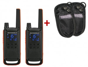 Talkie Walkie Motorola T82 + Housses -Talkie Walkie sans Licence - Devis sur Techni-Contact.com - 1