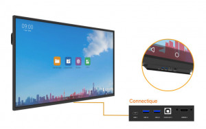 Ecran tactile interactif UHD 4k 55″  - Devis sur Techni-Contact.com - 4