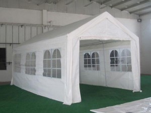 Tente pliante professionnelle de 18 m² - Surface : 18 m² - Dimensions : 3 m x 6 m