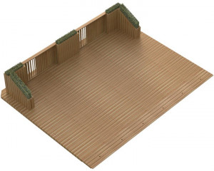 Terrasse bois démontable pour restaurant modèle en îlot - Devis sur Techni-Contact.com - 2