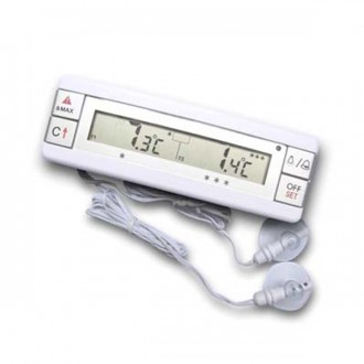 Thermomètre frigo à 2 sondes - Amplitude : -40+70°C / -40+158°F