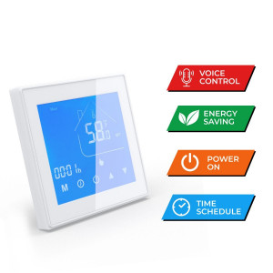 Thermostat blanc à écran tactile  - Devis sur Techni-Contact.com - 4