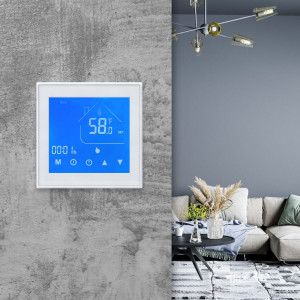 Thermostat blanc à écran tactile  - Devis sur Techni-Contact.com - 6
