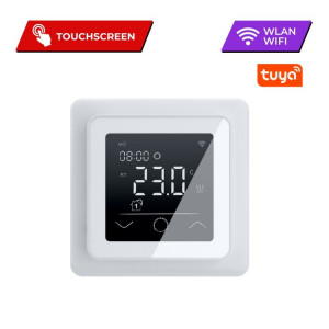 Thermostat digital blanc  - Devis sur Techni-Contact.com - 2