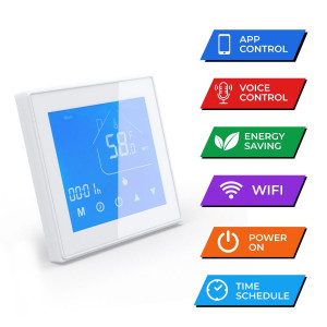 Thermostat Wi-Fi à écran tactile   - Devis sur Techni-Contact.com - 3