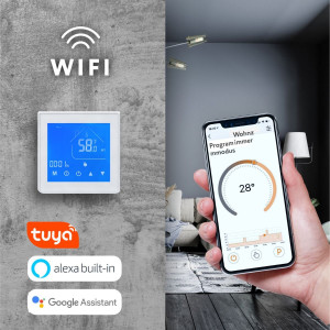 Thermostat Wi-Fi à écran tactile   - Devis sur Techni-Contact.com - 5