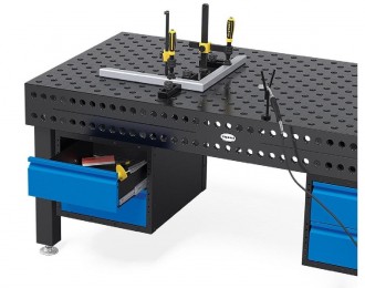 Tiroirs table de soudure - Capacité de charge max. 100 kg