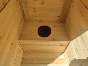 Toilette séche zahira livrée monté pin massif toit plat petit prix - Devis sur Techni-Contact.com - 3