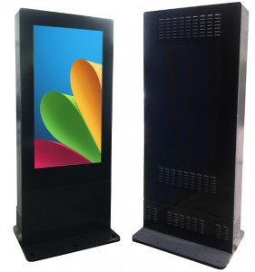 Totem LCD 55" d'intérieur simple face - Devis sur Techni-Contact.com - 1