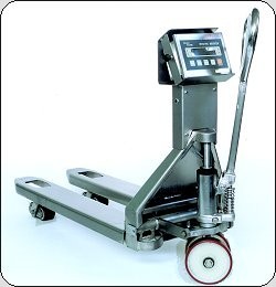 Transpalette inoxydable peseur - Charge maxi : 2000 Kg