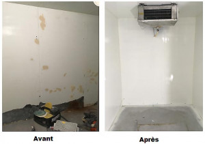 Rénovation peinture boucherie - Travaux de peinture et de finition des murs, des plafonds et des façades