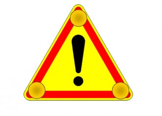 Triangle signalisation danger à LED - Devis sur Techni-Contact.com - 1