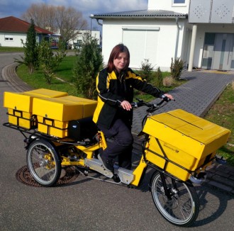 Triporteur vélo courrier postal - Devis sur Techni-Contact.com - 1