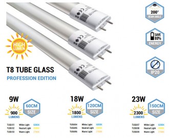 Tube LED Glass - Devis sur Techni-Contact.com - 2