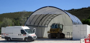 Tunnel abri pour matériel de chantier - Devis sur Techni-Contact.com - 2