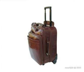 Valise de cabine en cuir de vachette - Devis sur Techni-Contact.com - 2