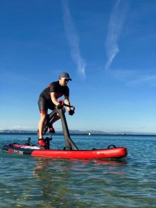 Vélo nautique Fitness sur planche de paddle gonflable - Devis sur Techni-Contact.com - 1