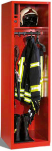 Vestiaire pompier en acier - Devis sur Techni-Contact.com - 1
