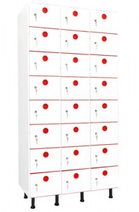 Casier vestiaire PVC 8 cases par colonne - Devis sur Techni-Contact.com - 3