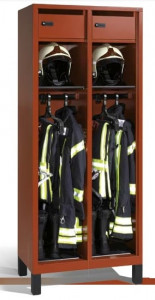 Vestiaire pompier avec casier sécurisé - Devis sur Techni-Contact.com - 1