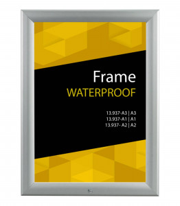 Vitrine d'affichage intérieur profilé 35 mm - Format : A1 - A2 - A3