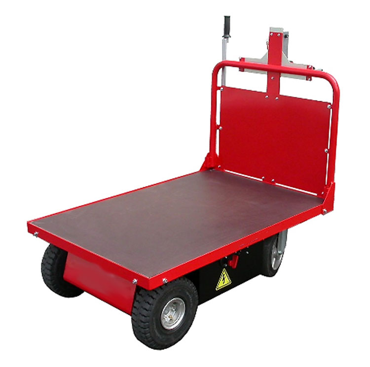 Chariot de transport pour tapis avec plateau