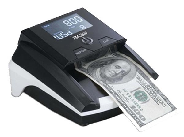 Détecteur de faux billets de banque avec batterie, mini billets de