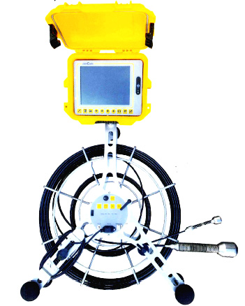Inspection canalisation avec caméra vidéo tête fixe/rotative