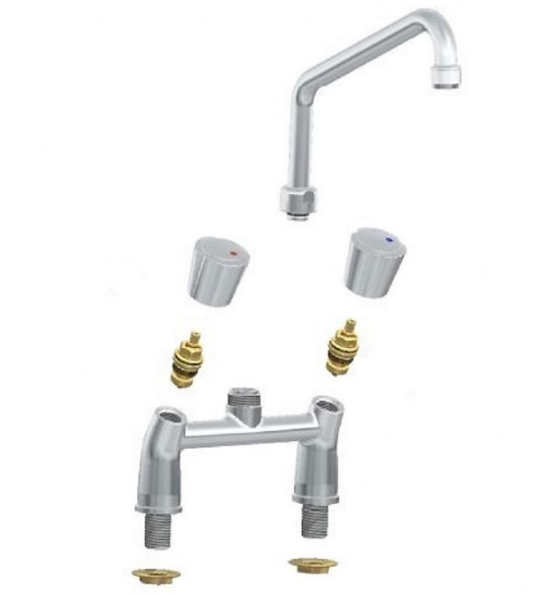 [30+] Robinet De Cuisine A Deux Trous Monotrou