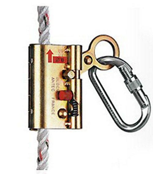 Antichute Mobile Levac 3803A200 Sur Corde Tressée D12mm - Absorbeur D'Énergie Intégré