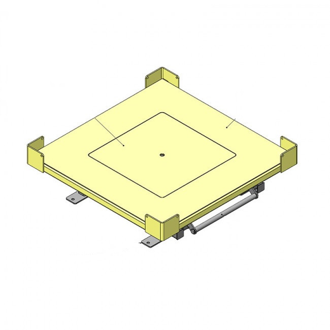 Plateau Simple Plateau tournant simple mécanique 1000 kg - 360° : Devis sur Techni ...