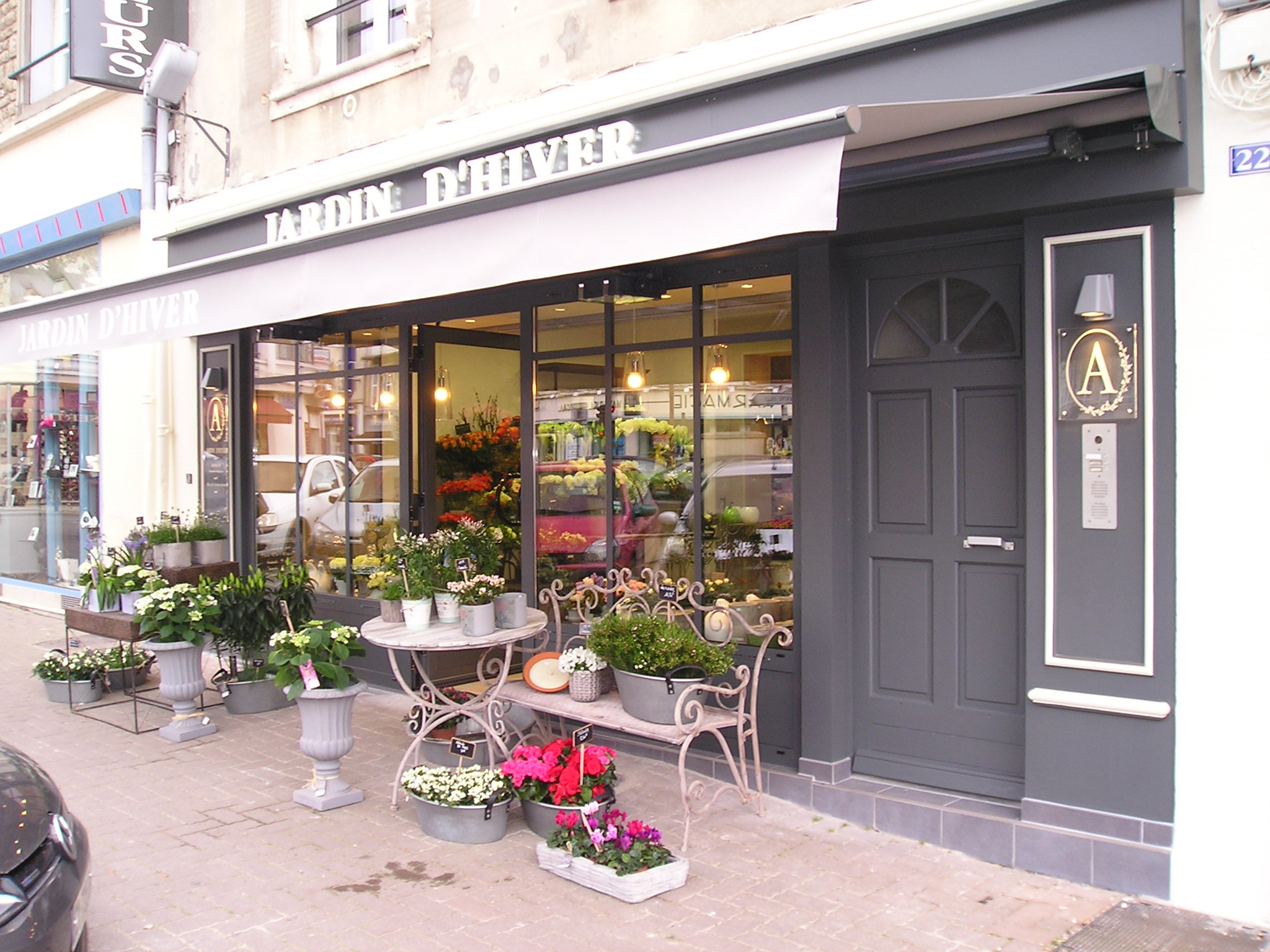 Agencement magasin de fleurs Devis sur