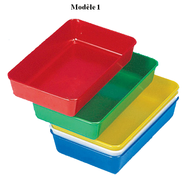 Lot De 4 Plateaux/bateaux De Pesage Carrés En Plastique Noir - Marque Uxcell - Neuf