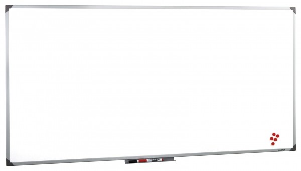 ALLboards Tableau Blanc Emaillé Magnétique Effaçable à Sec avec Cadre en Aluminium 120x90cm Whiteboard Tableau Blanc en Porcelaine 