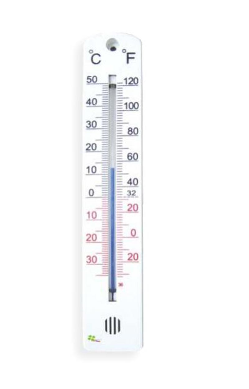 Thermomètre professionnel mural blanc HYGIPLAS