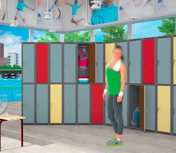Armoire pour clubs de sport Devis sur TechniContact Vestiaire de