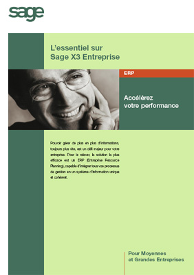 Logiciel Sage Erp X3 Premium Edition Devis Sur Techni Contact Automatisation Des Processus Metier