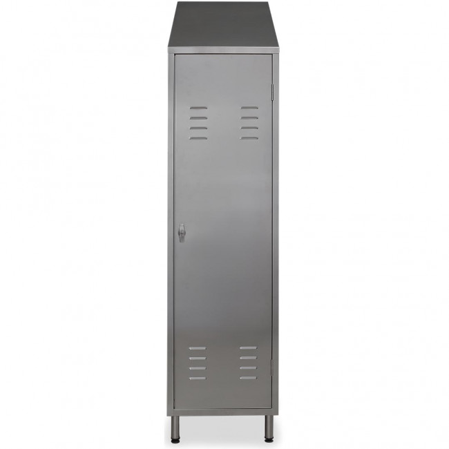 Armoire de rangement inox 1 porte L 500 x P 500 x H 2160 mm