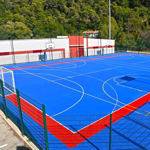 Dalles de revêtement de sol pour terrain de Futsal
