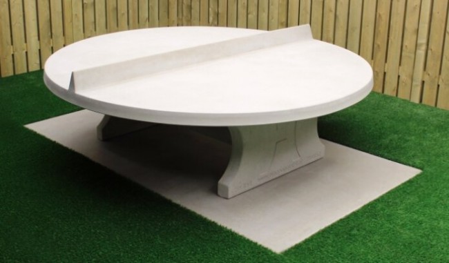 Table de ping-pong d'extérieur anthracite en béton - HeBlad
