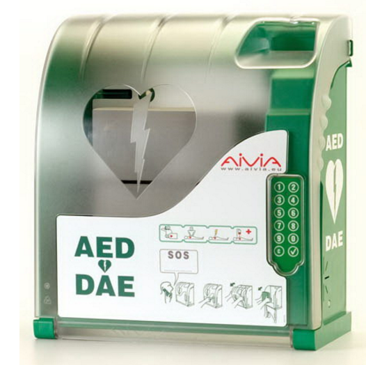 Armoire De Rangement Pour Défibrillateur AED, Boîte Murale D'alarme De Défibrillation Cardiaque, Contrôle à Double Interrupteur, Position De Séparation Réglable, Armoire De Premiers Secours