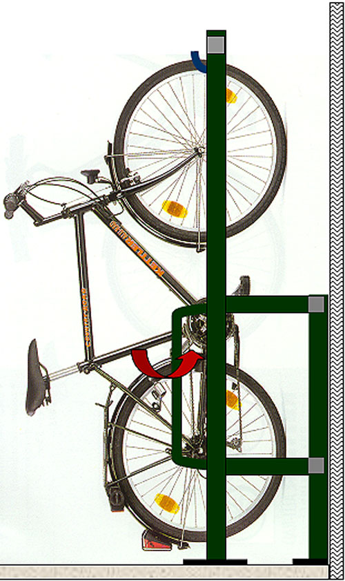 Range-vélo galvanisé 5 places - Supports cycles, abri à vélos