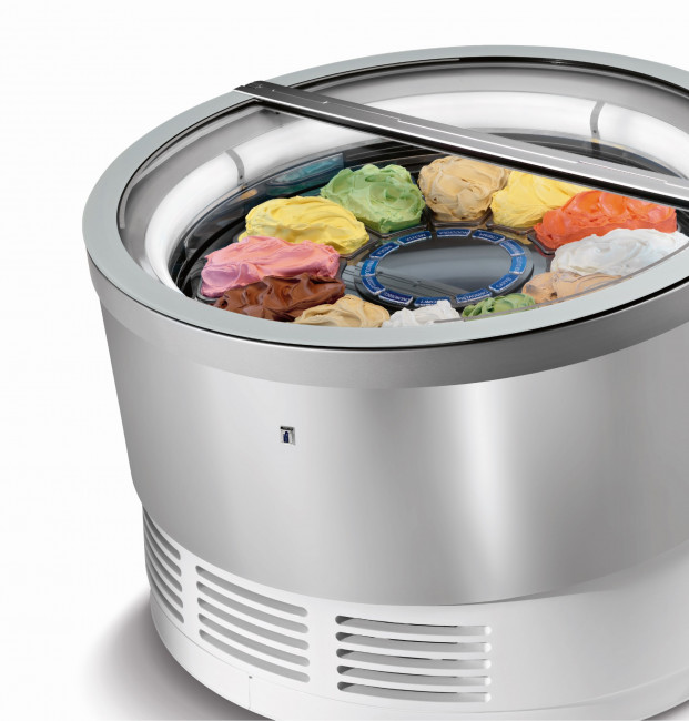 Lioninox Plateau Présentoir à Glaces Et Esquimaux – Format Pro 354x245x55 Mm, Idéal Professionnel Et Événements