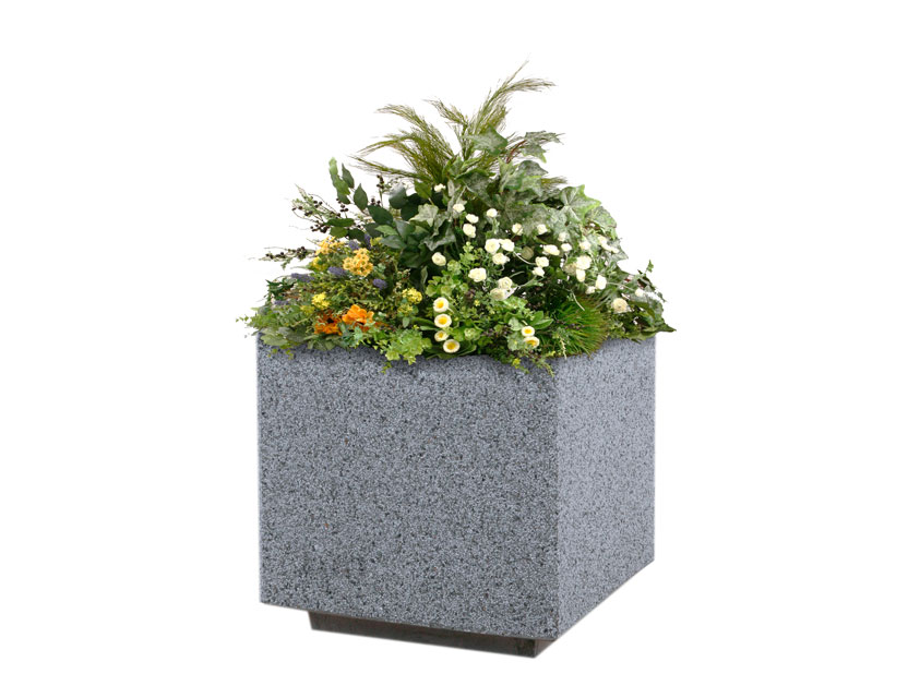 Bac à fleur en béton préfabriqué : Commandez sur Techni-Contact