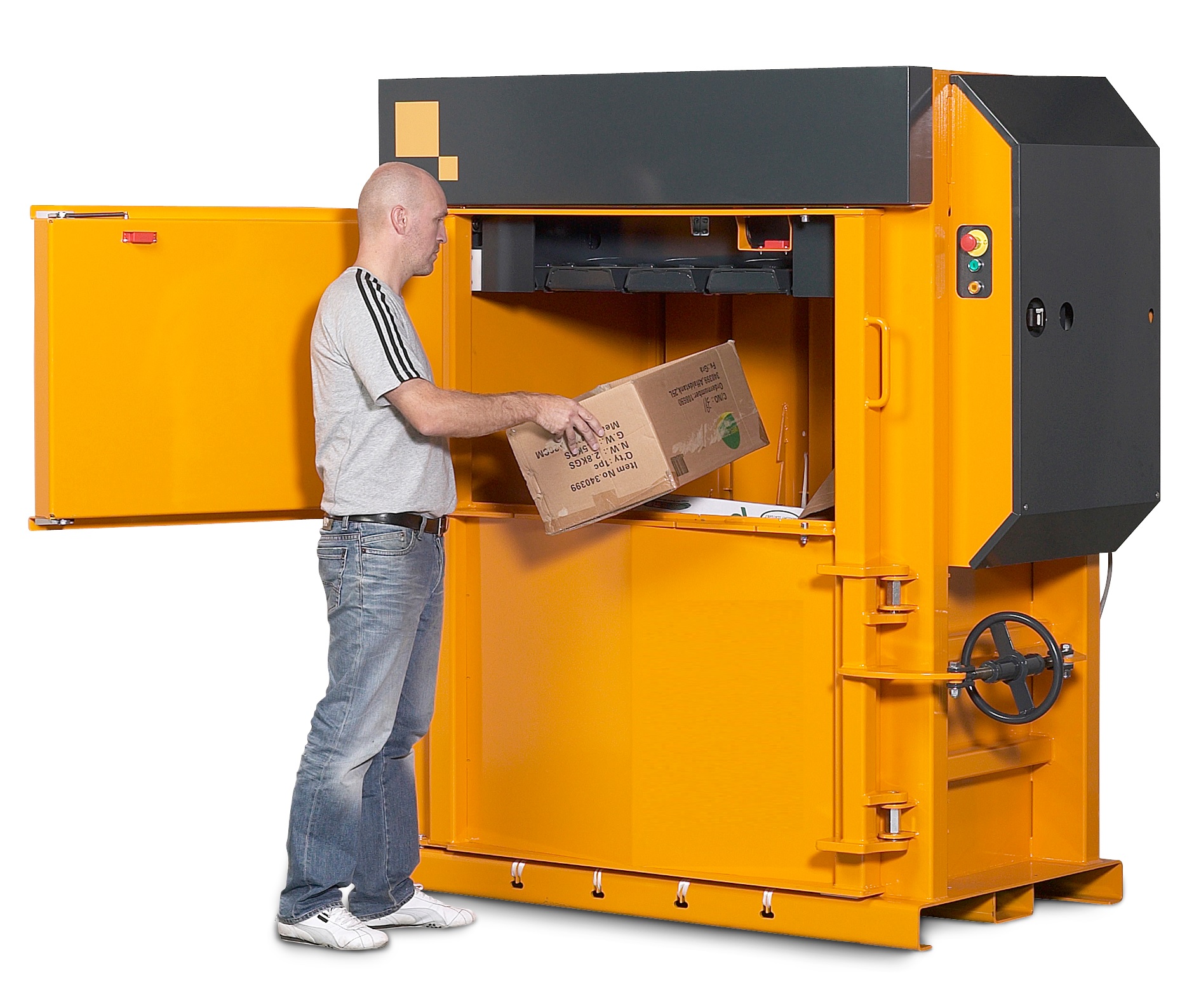 Compacteur à carton et papier : Devis sur Techni-Contact - Presse à balles  pour déchets